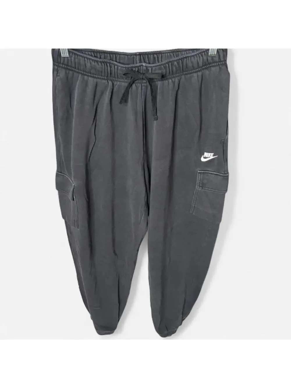 Nike Sportswear Club Fleece Cargo Jogger Sweatpants Black Men’s Size L